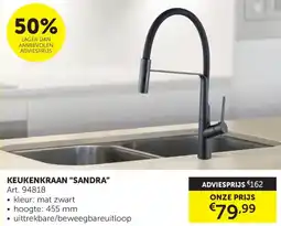 Zelfbouwmarkt Keukenkraan sandra aanbieding