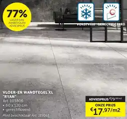 Zelfbouwmarkt Vloer-en wandtegel xl ryan aanbieding
