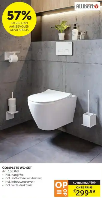 Zelfbouwmarkt Complete wc-set aanbieding