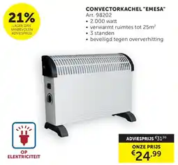 Zelfbouwmarkt Convectorkachel Emesa aanbieding