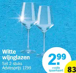 Albert Heijn Witte wijnglazen aanbieding