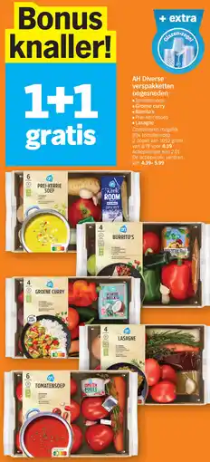 Albert Heijn AH Diverse verspakketten ongesneden aanbieding