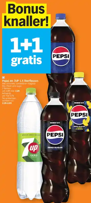 Albert Heijn Pepsi en 7UP aanbieding