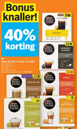 Albert Heijn Nescafé Dolce Gusto 30 stuks aanbieding