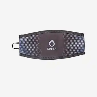 Decathlon Neopreen bandhoes voor duikbril zwart/blauw aanbieding