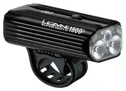 Decathlon Fietsverlichting voorlicht 1800 lumen 180 branduren - Lezyne Super Drive zwart aanbieding