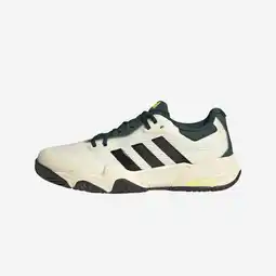 Decathlon Multicourt tennisschoenen voor heren Solematch Control 2 wit groen aanbieding