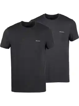Decathlon T-shirt heren 2PP Performance Cotton Stretch aanbieding