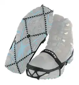 Decathlon Yaktrax Pro, stijgijzers met 360° grip, duurzame stalen spiralen, stevig aanbieding