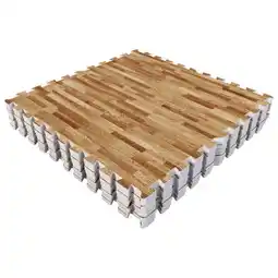 Decathlon Vloermatten Lichte houtlook - 8 stuks - Bescherming - 8 stuks - 2,88 m2 aanbieding