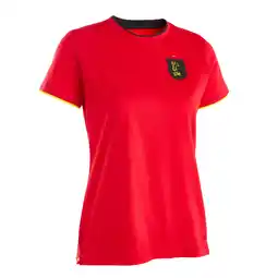 Decathlon VOETBALSHIRT DAMES FF100 BELGIË 2024 aanbieding