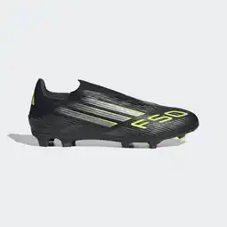 Decathlon Veterloze voetbalschoenen voor volwassenen F50 League Laceless FG/MG zwart aanbieding
