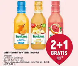 Delhaize Vers vruchtensap of verse limonade aanbieding