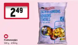 Delhaize Fruitsnoepjes aanbieding