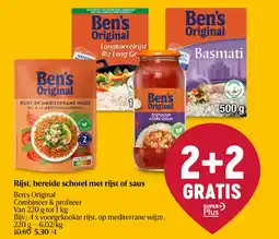 Delhaize Rijst, bereide schotel met rijst of saus aanbieding