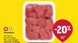 Delhaize Stoofvlees aanbieding
