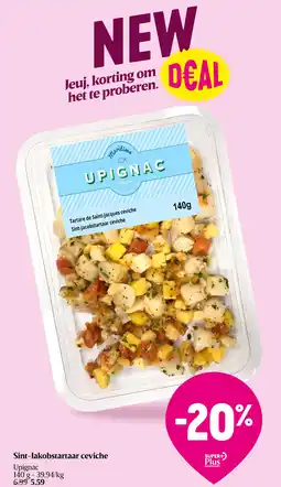 Delhaize Sint-Jakobstartaar ceviche aanbieding