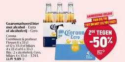 Delhaize Gearomatiseerd bier met alcohol - Extra of alcoholvrij aanbieding