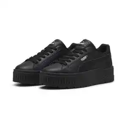 Decathlon Karmen II Leather sneakers voor dames PUMA Black Silver Metallic aanbieding