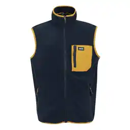 Decathlon Heren Frankie Fleece Gilet (Marine/Mustard) aanbieding