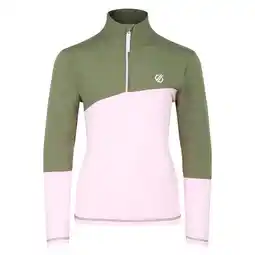 Decathlon Kinder Formate III Core Stretch Midlayer (Kristalroze/Livijngroen) aanbieding