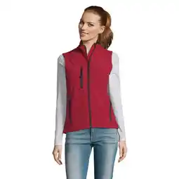 Decathlon Dames Rallye Softshell Mouwloos Gilet (Rood) aanbieding