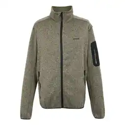 Decathlon Heren Newhill Marl Full Zip Fleecejack (Gouden zand) aanbieding