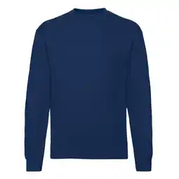 Decathlon Heren Klassiek Ingelegd Sweatshirt (Marine) aanbieding