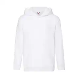 Decathlon Kinder/Kids Premium Effen Hoodie (Wit) aanbieding