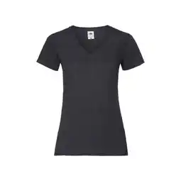 Decathlon Dames Valueweight Heather V Hals Tshirt (Grijs) aanbieding