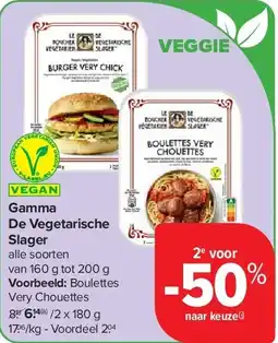 Carrefour Gamma De Vegetarische Slager aanbieding