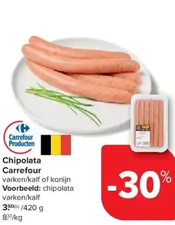 Carrefour Chipolata Carrefour aanbieding