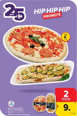 Carrefour Gamma pizza’s en pinsa’s Traiteur Trattoria Carrefour aanbieding