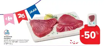Carrefour Tonijnsteak Carrefour aanbieding
