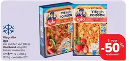 Carrefour Visgratin Iglo aanbieding