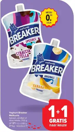 Carrefour Yoghurt Breaker Melkunie aanbieding