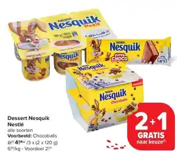 Carrefour Dessert Nesquik Nestlé aanbieding