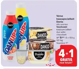 Carrefour Verse kaasspecialiteit Danio aanbieding