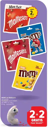 Carrefour M&M’s en Maltesers aanbieding