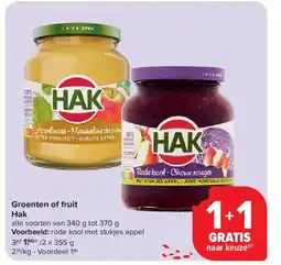 Carrefour Groenten of fruit Hak aanbieding