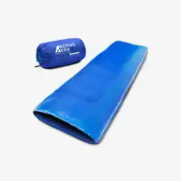 Decathlon Premium warme lichtgewicht slaapzak (200 g/m²) - 2 seizoenen - blauw aanbieding