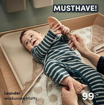 Baby & Tiener Leander waskussen matty aanbieding