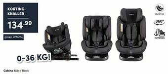 Baby & Tiener Cabino kiddo black aanbieding