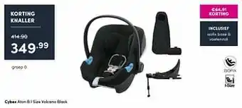 Baby & Tiener Cybex aton b i size volcano black aanbieding