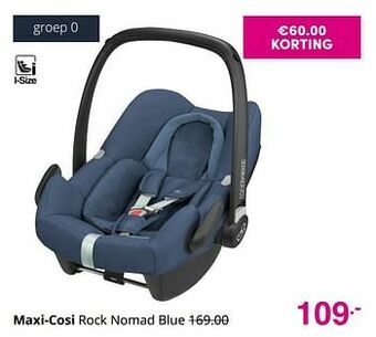 Baby & Tiener Maxi-cosi rock nomad blue aanbieding