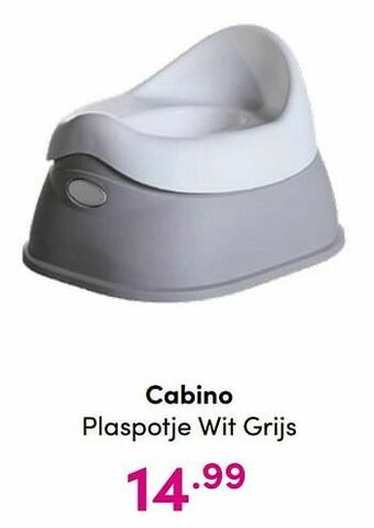 Baby & Tiener Cabino plaspotje wit grijs aanbieding