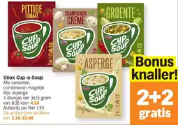 Albert Heijn Unox Cup-a-Soup aanbieding