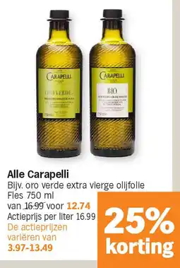 Albert Heijn Alle Carapelli aanbieding