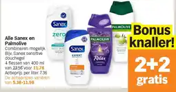 Albert Heijn Alle Sanex en Palmolive aanbieding