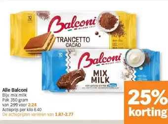 Albert Heijn Alle Balconi aanbieding